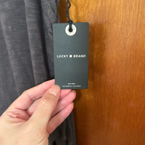 Lucky Brand Kiss Muscle Tee, Gray, Size Large - Picture 3 of 7